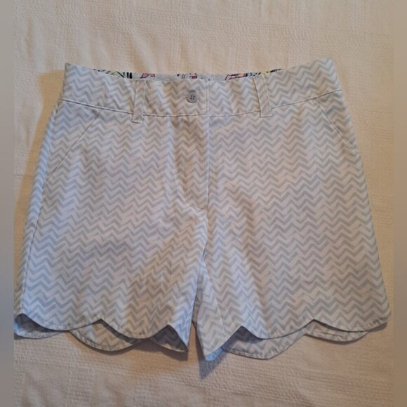 Turtles & Tees girls size XL 14/16 polo NWT with shorts NWOT, blue & white - Picture 2 of 10